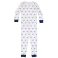 Kids Tennis Navy Long PJ Set - Organic Stretch Jersey Knit Cotton