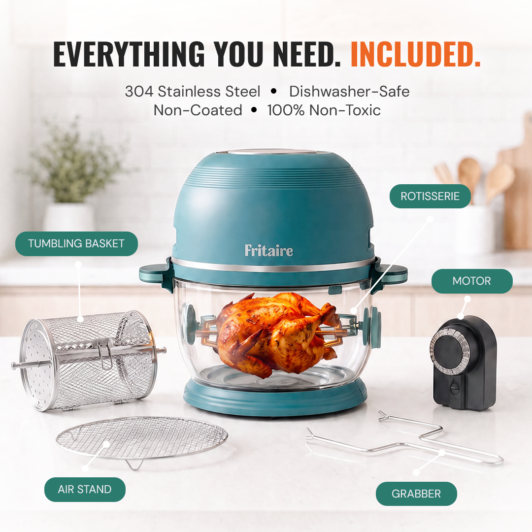 Classic Self-Cleaning Air Fryer™ & Non-Toxic Air Fryer™ - Mauve Rose